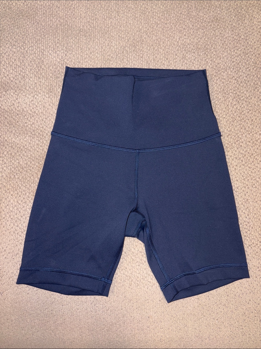 lululemon athletica Navy High-Rise Bike Shorts